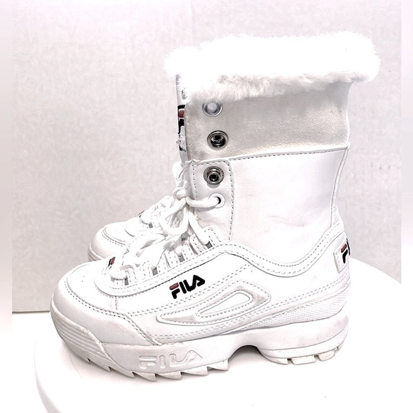 Fila Disrupters Shearlings Winter Boots - Toddlers Size 10 - Picture 2 of 10